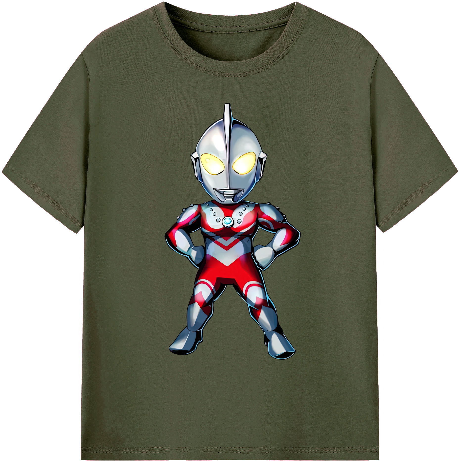 （画像用） ウルトラマン Ultraman 綿100％ メンズ半袖Tシャツ｜肌触りやわらか＆通気性